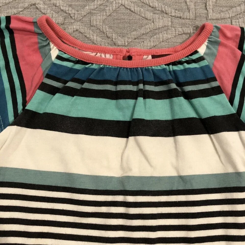 Tea Collection 12-18m Layered Striped Dress